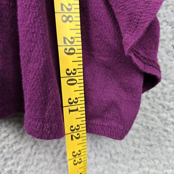 Lane Bryant Top Blouse Tunic Womens 22 24 Comfort Embroidered Flutter Sleeves - Picture 6 of 8